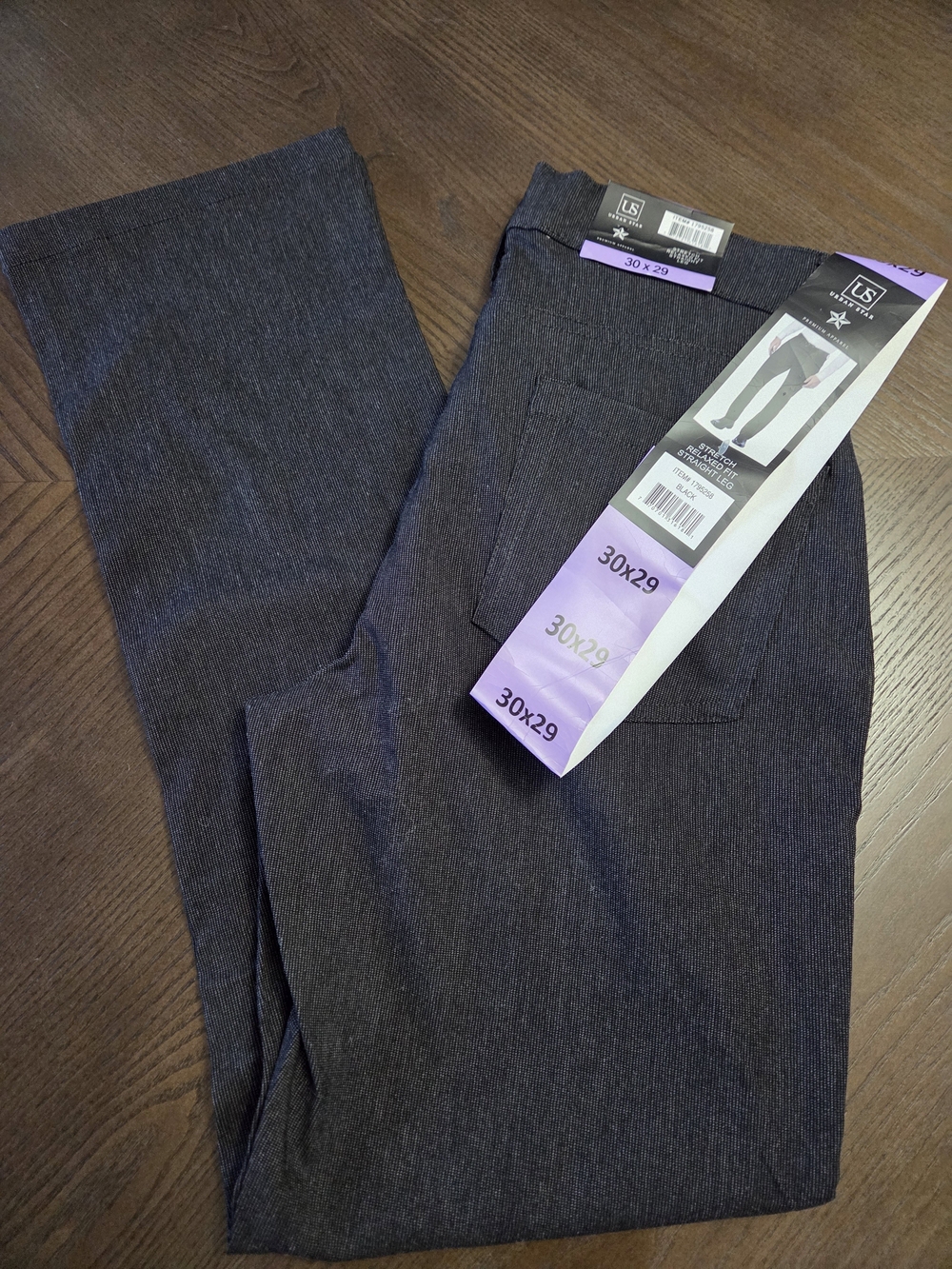 Urban Star Stretch Relaxed Fit Straight Leg Men's Size 30x29 New With Tags